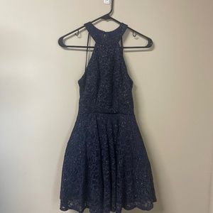 Navy blue semi formal dress